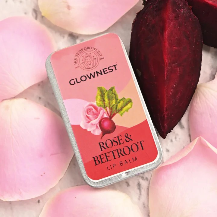 GROWNEST LIP BALM ROSE + BEETROOT - 10gm