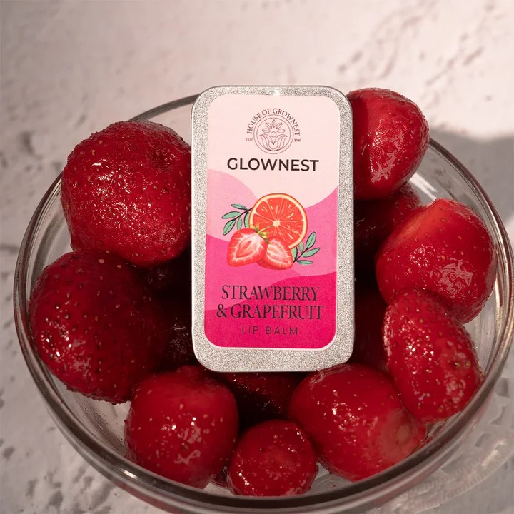 GROWNEST LIP BALM STRAWBERRY + GRAPEFRUIT - 10gm