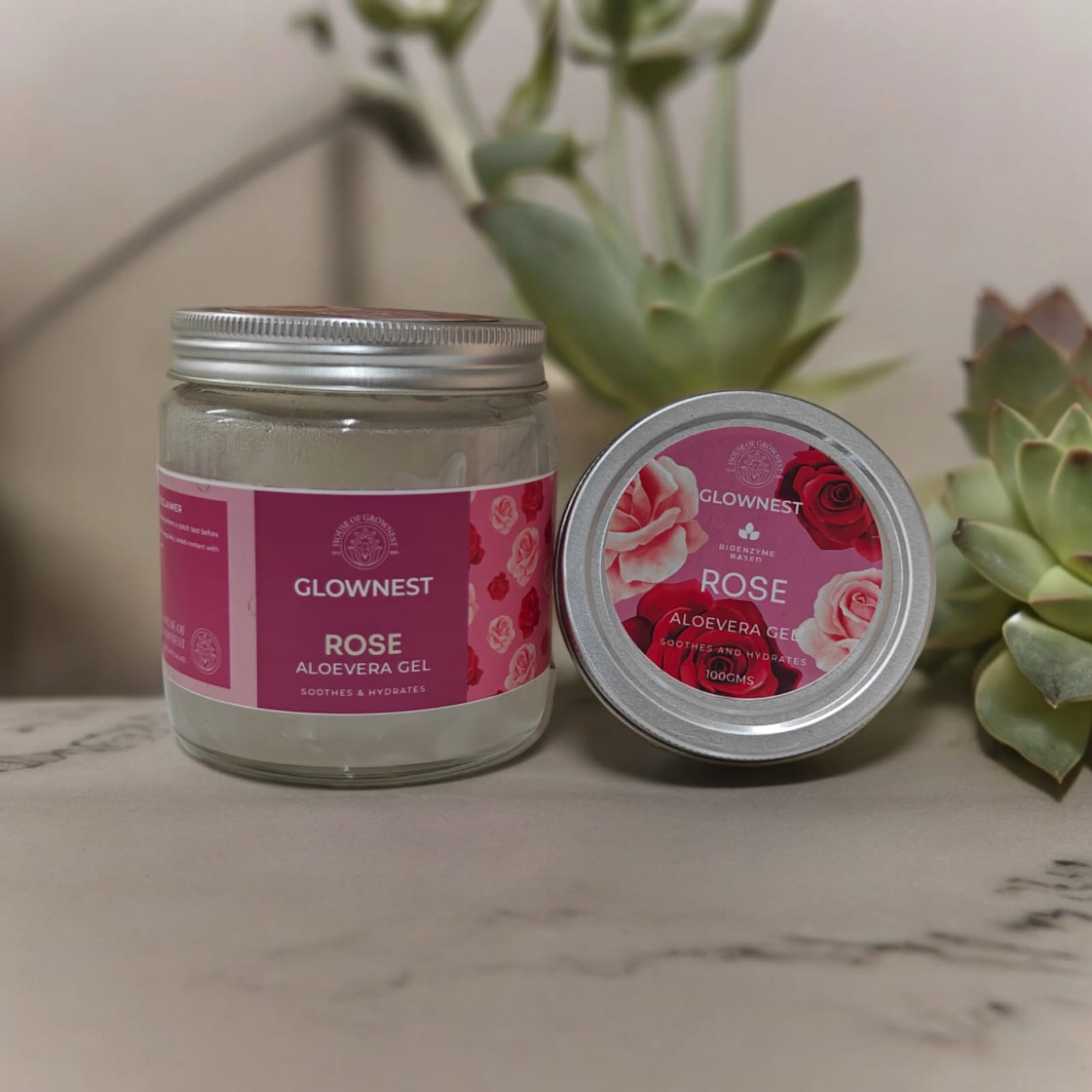 GROWNEST ALOEVERA GEL - ROSE -250gm
