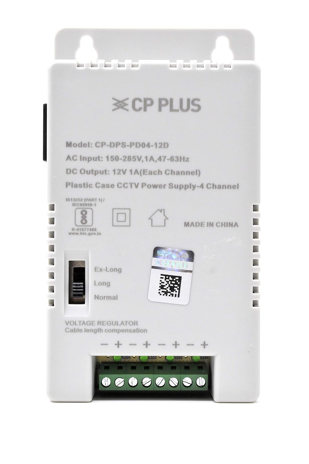 CP Plus CP-DPS-PD04-12D 12V 5Amp 4 Channel Fiber SMPS
