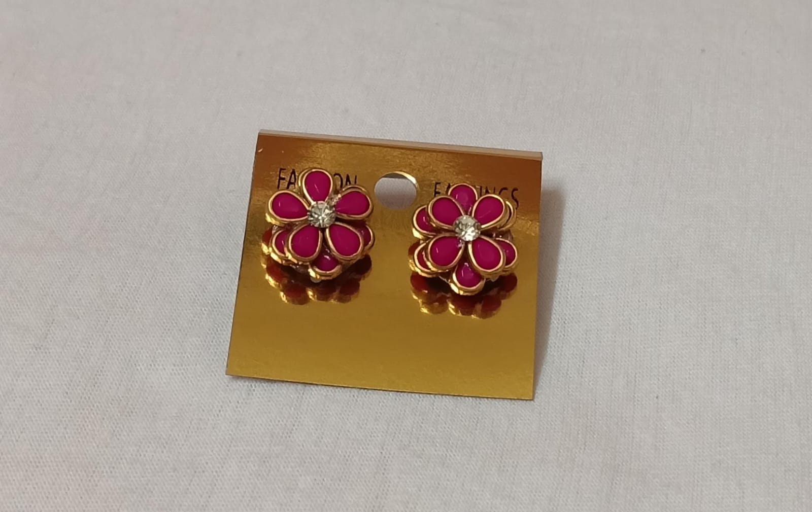 FANCY STUNNING EARRING PINK
