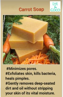 LYENCOCO CARROT BATH SOAP (PACK OF 3)