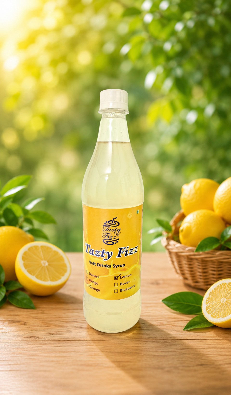 TAZTYFIZZ LEMON SYRUP 700ML