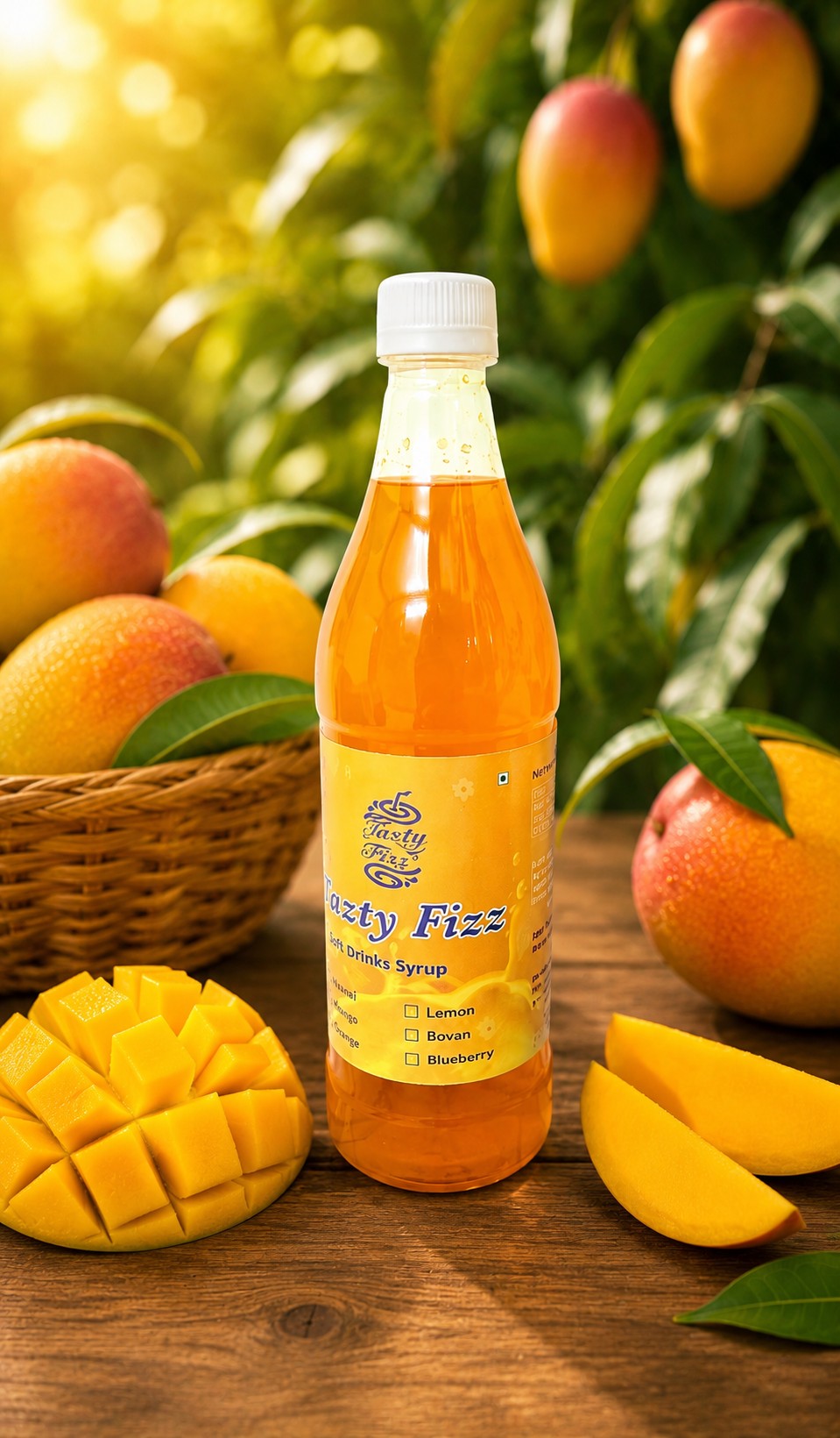 TAZTYFIZZ MANGO SYRUP 700ML