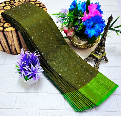 SOFT SILK GREEN SAREE