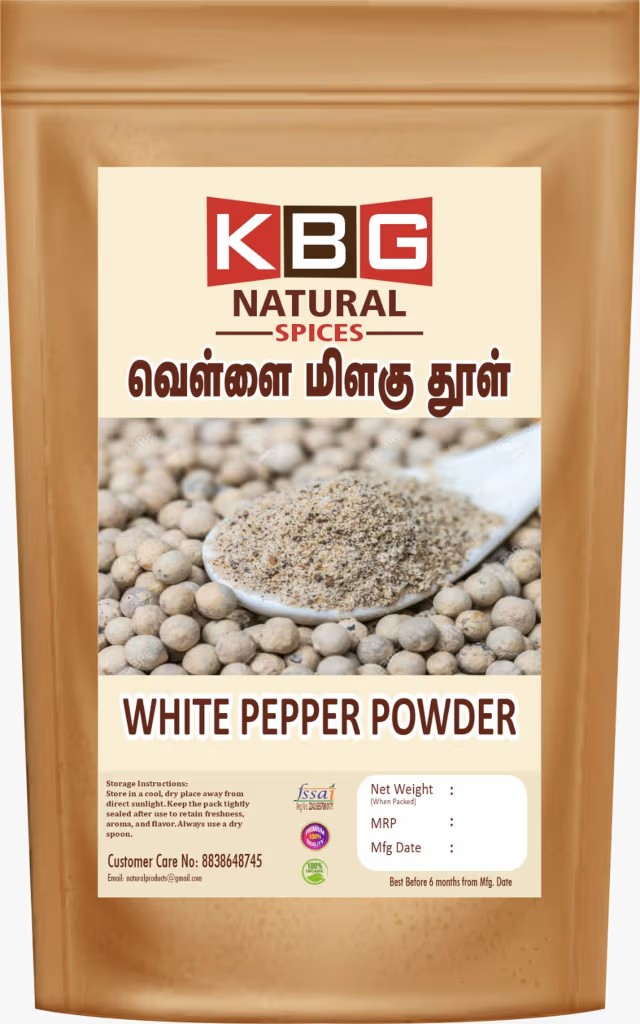 KBG White Pepper Powder 50GM