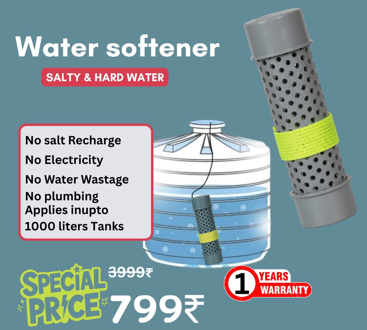YAAL GEYSER WATER SOFTNER