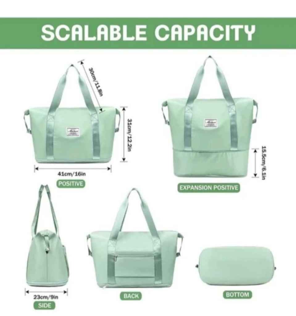 Adjustable nylon bag
