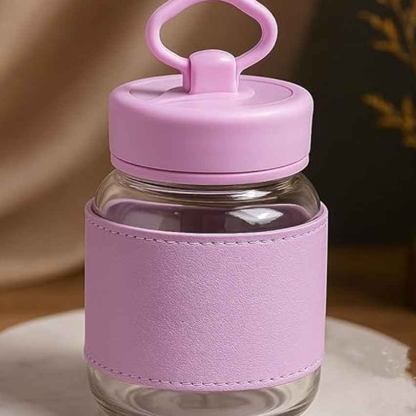 Mini glass water bottle