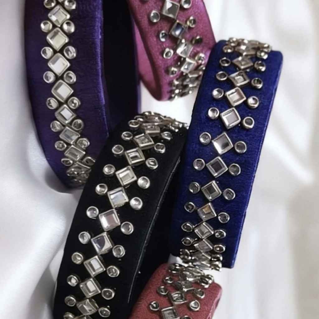 Kundan stone single bangle