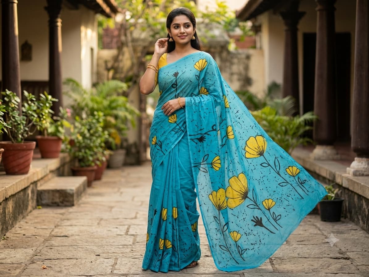 MULL MULL COTTON SAREE