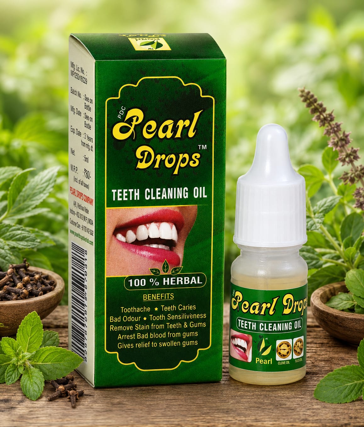 PEARL DROPS TEETH CLEANING OIL