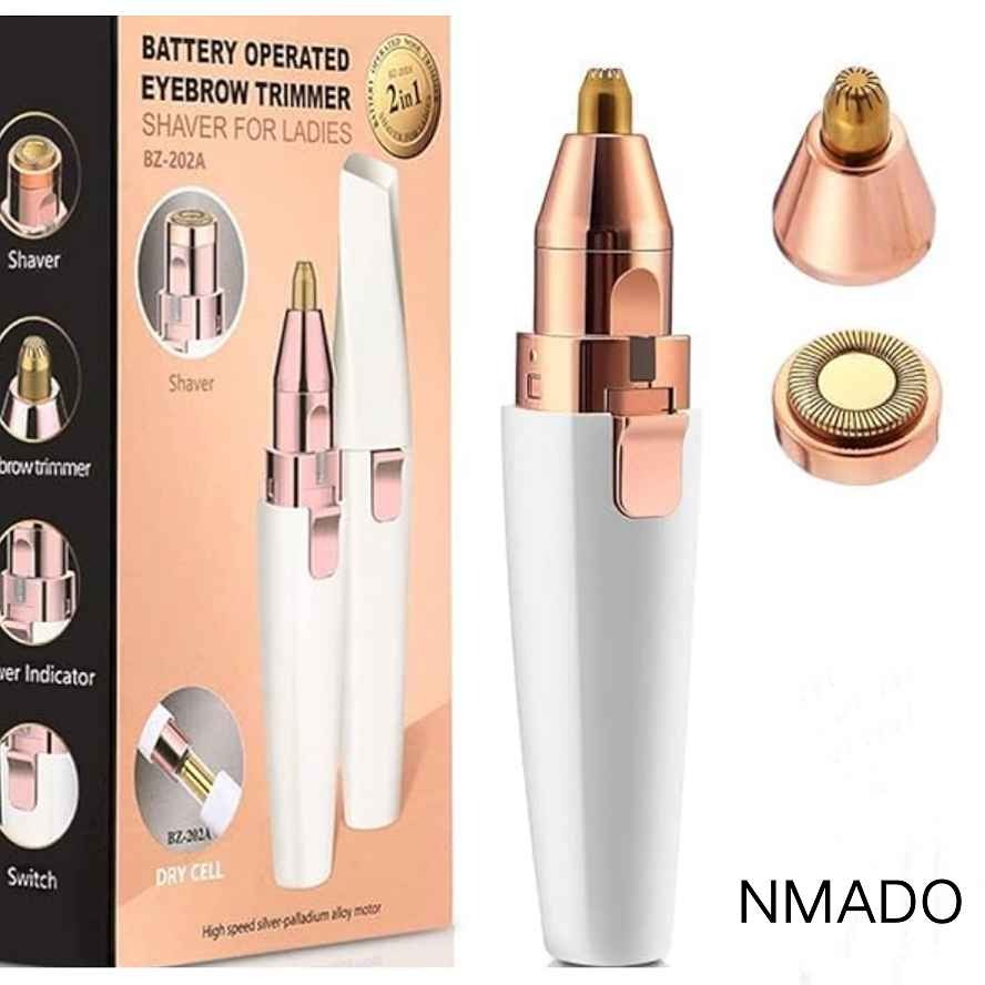 Eye brow trimmer and body hair shaver