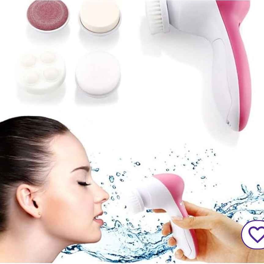 5 in 1 electric face cleaner and massager