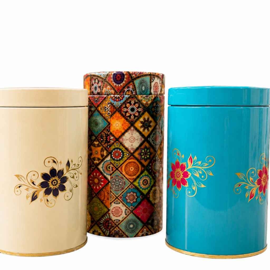 Multi purpose storage containers with colourful design