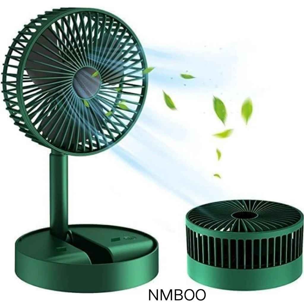 Telescopic folding fan