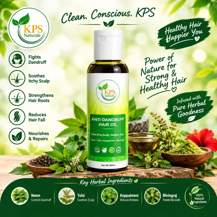 Anti-Dandruff Hair Oil 100ml