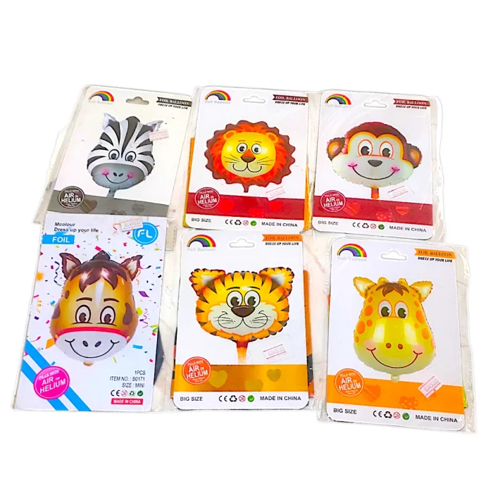 T10 - Jungle Safari Animal Foil Balloons