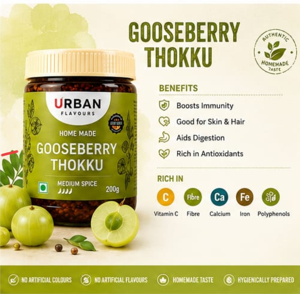 Gooseberry Thokku 200gm