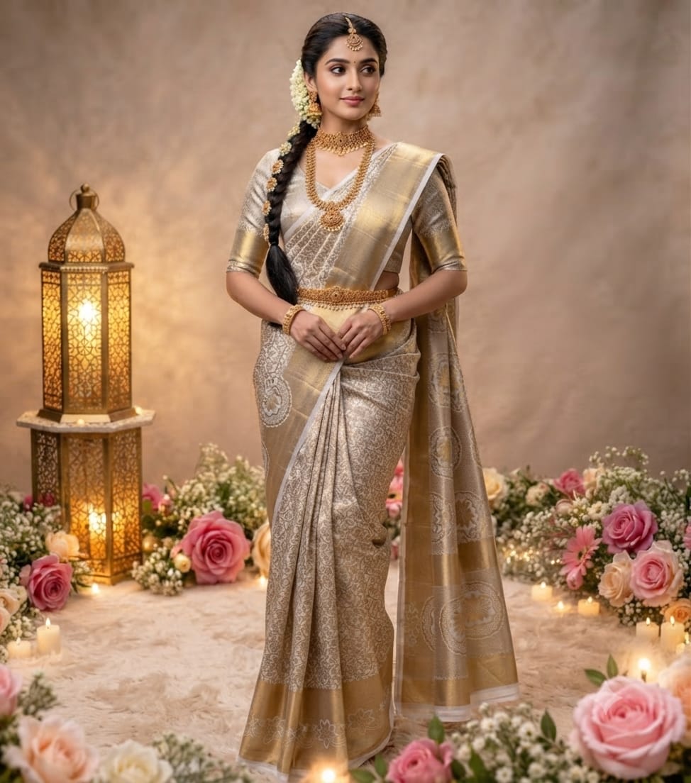 Trisha silk saree