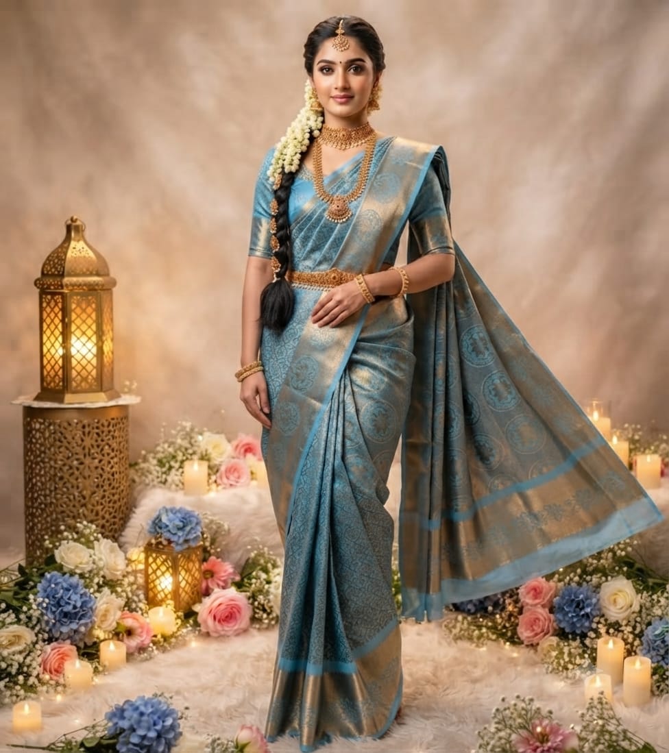 Trisha silk saree