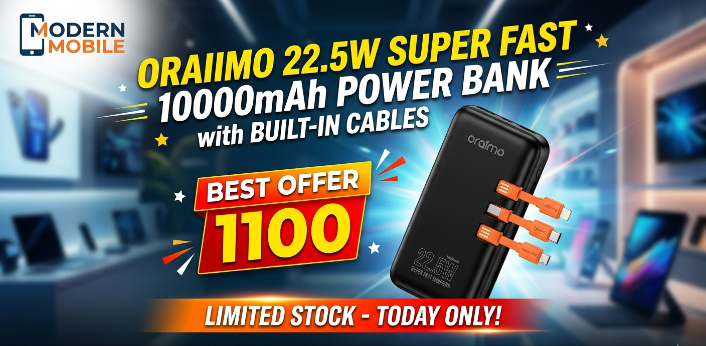 Oraiimo 22.5w Super Fast Power Bank