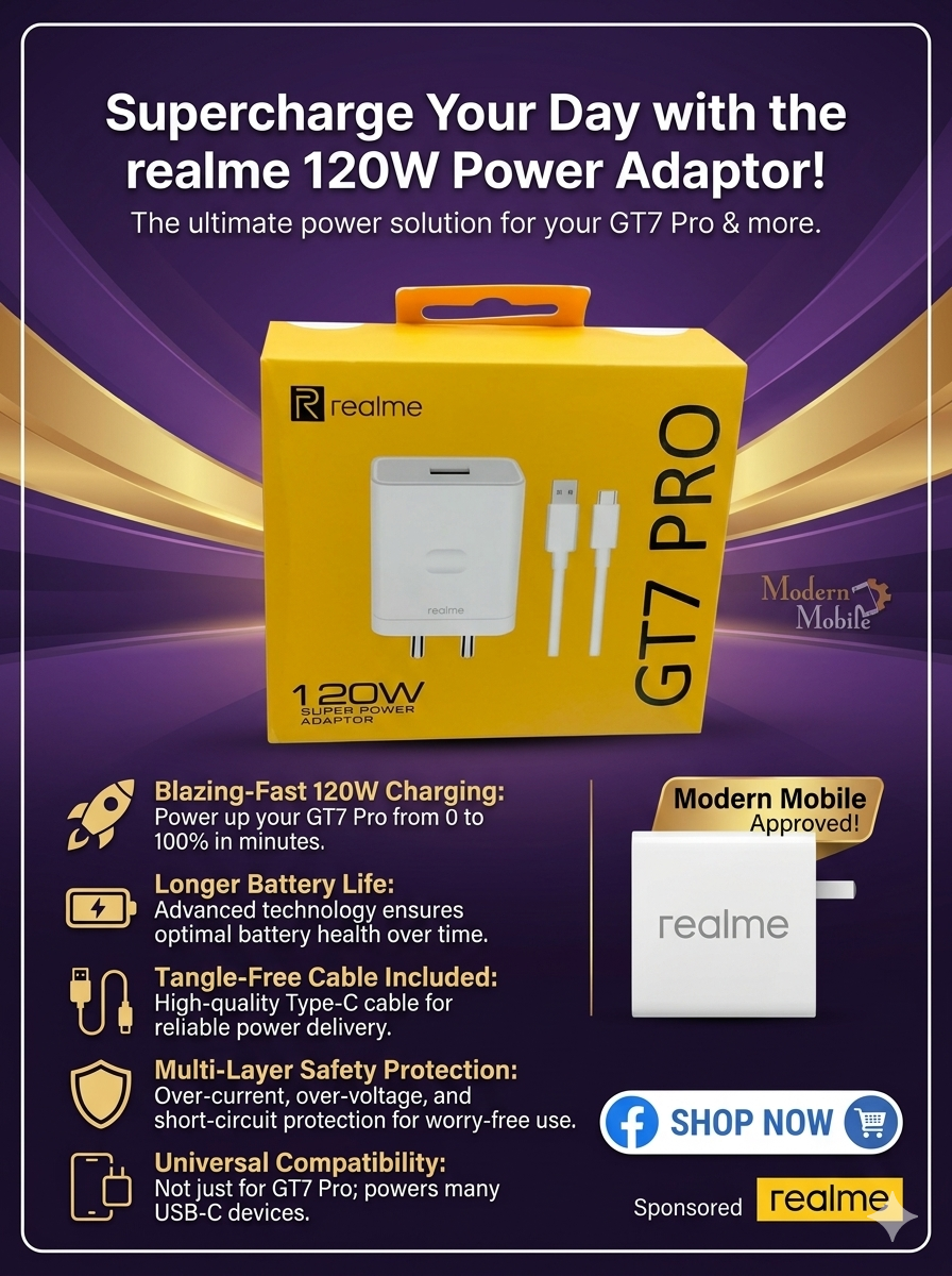 Supercharge Realme Power Adaptor