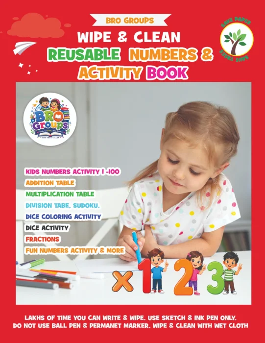 Reusable Numbers & Activity Book
