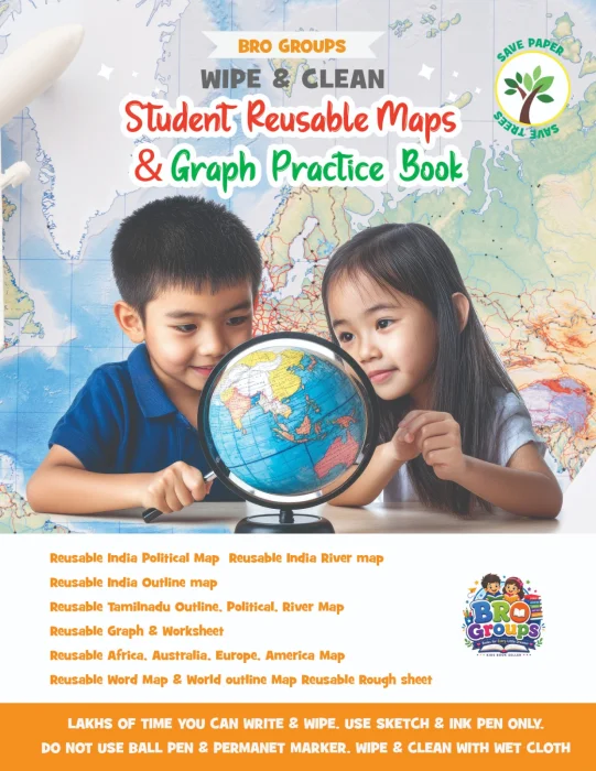 Reusable Map & Graph Book