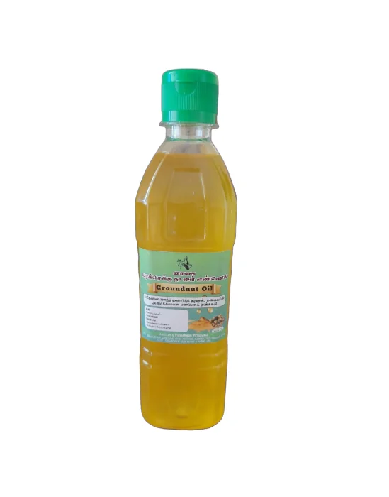Cold Pressed Groundnut Oil 1/2 ltr