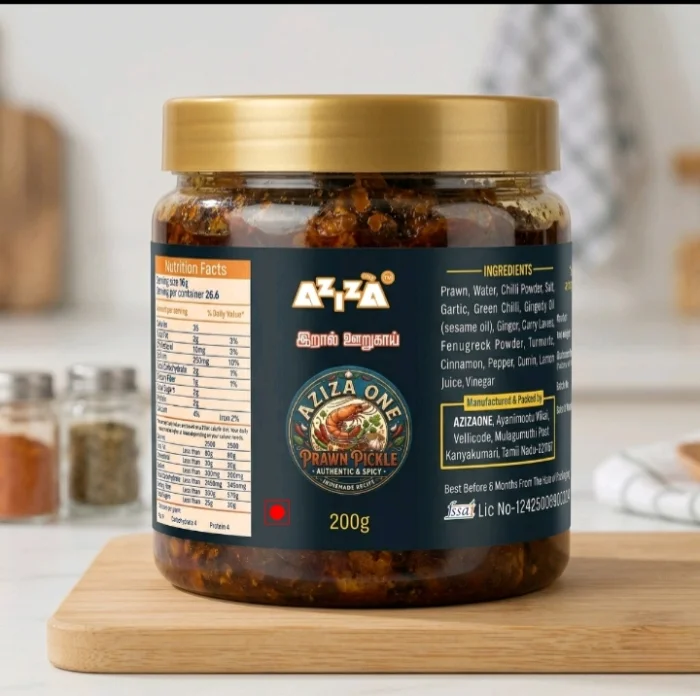 Azizaone's prawn pickle 200g