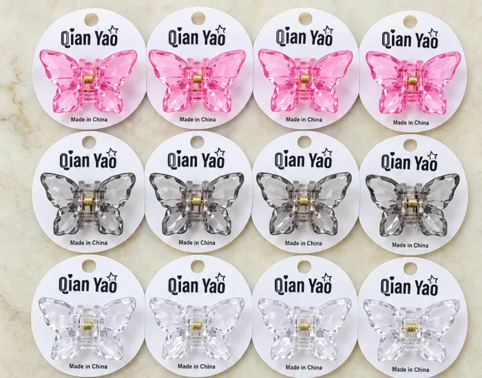 Butterfly hair clips combo