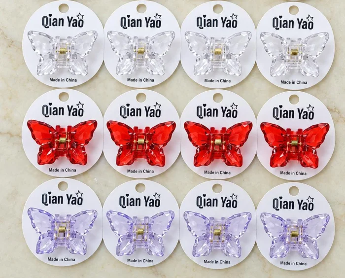 Butterfly hair clips combo