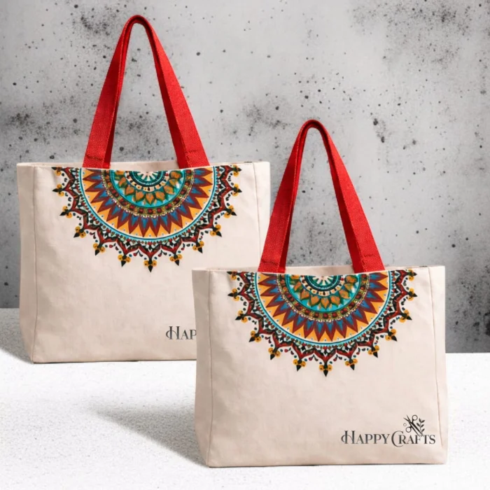 Premium Canvas Tote Bags (Pack of 2)