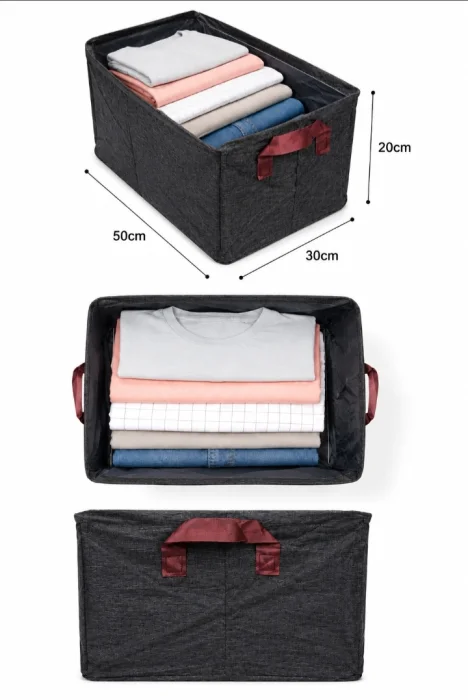 Foldable Storage Box with Handles