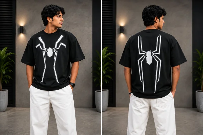 Spider man Drop Shoulder Tshirt