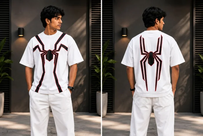 Spider man Drop Shoulder Tshirt