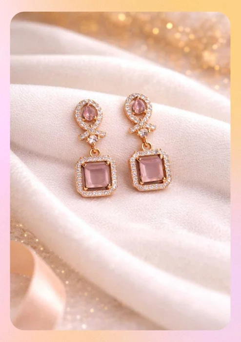 Fancy Elegant Stoned Earring