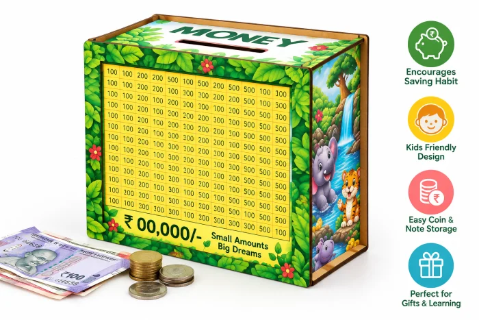 Kids Money Saving Box – Jungle Theme