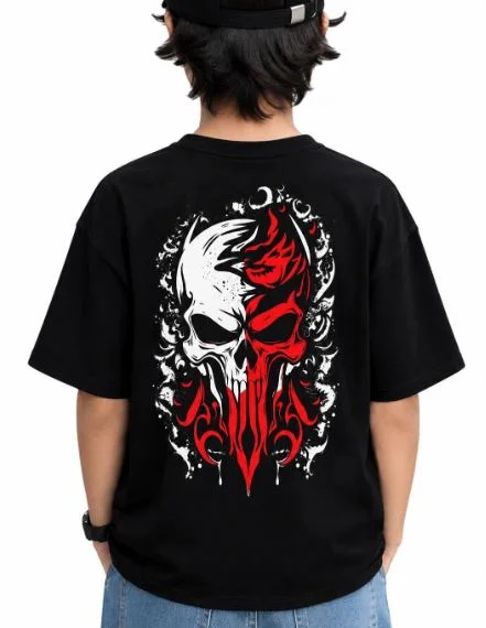 Boys Oversize Tshirt Back Print