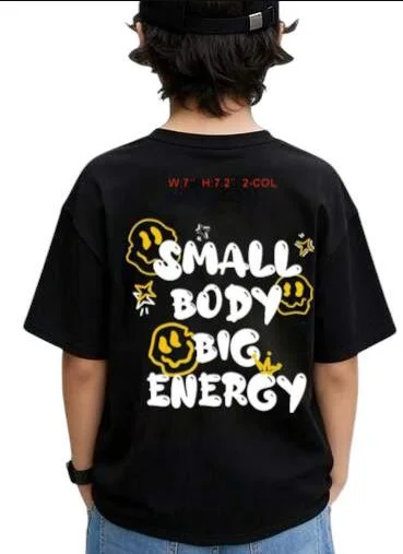 Boys Oversize Tshirt Back Print