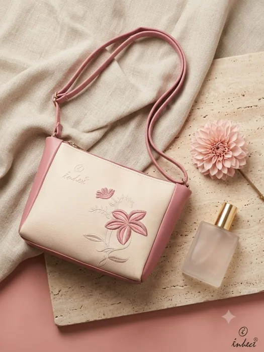 Women's Embroidery Sling Bag