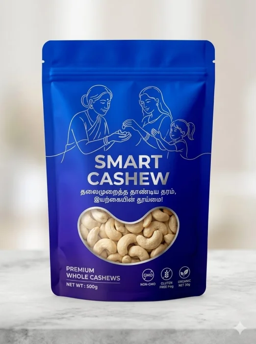 Premium Whole Cashew 500gm