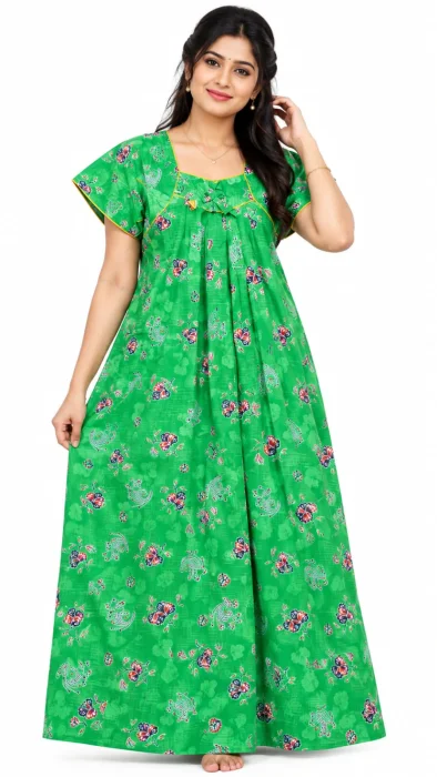 Semi Cotton Nighty