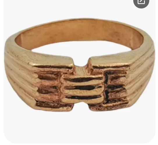Panchalogam Impon Tripundra Ring