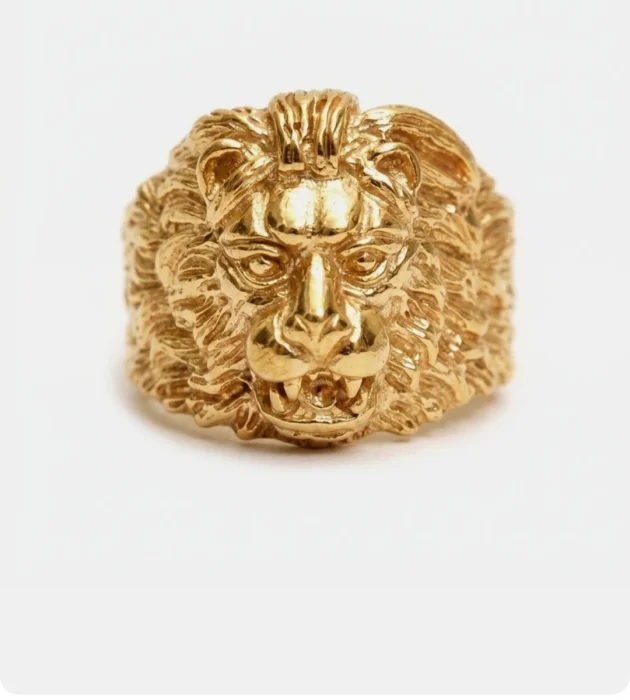 Panchalogam Impon Lion Ring