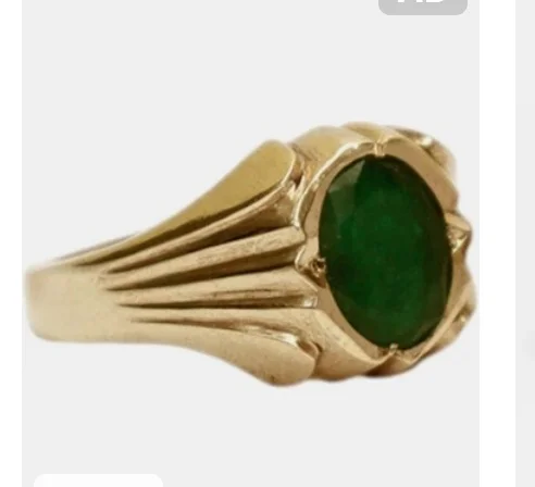 Panchalogam Impon Maragatham Stoned Ring