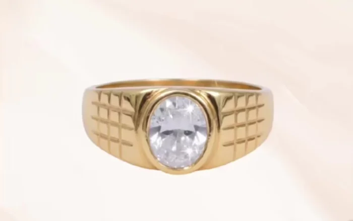 Panchalogam Impon American Diamond Ring