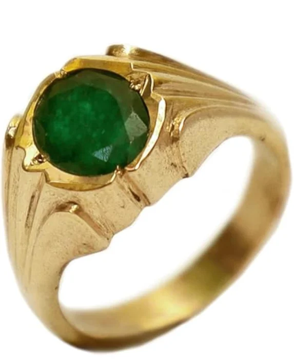Panchalogam Impon Maragatham Stoned Ring