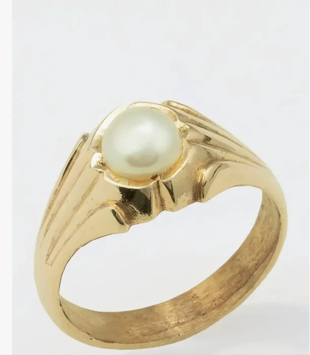 Panchalogam Impon Pearl (Muthu) Ring